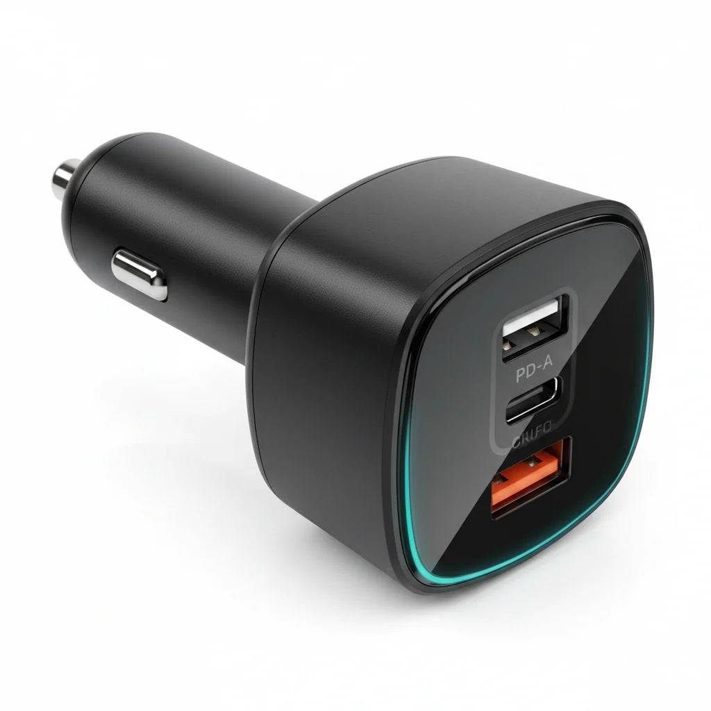 ACEFAST CAR CHARGER B18 200W (2× USB-C + USB-A) - Image 2
