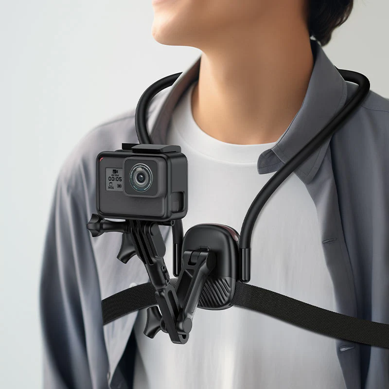 ACEFAST NECK PHONE HOLDER CLAMP TYPE NECK-HANGING HOLDER E33 - Image 2