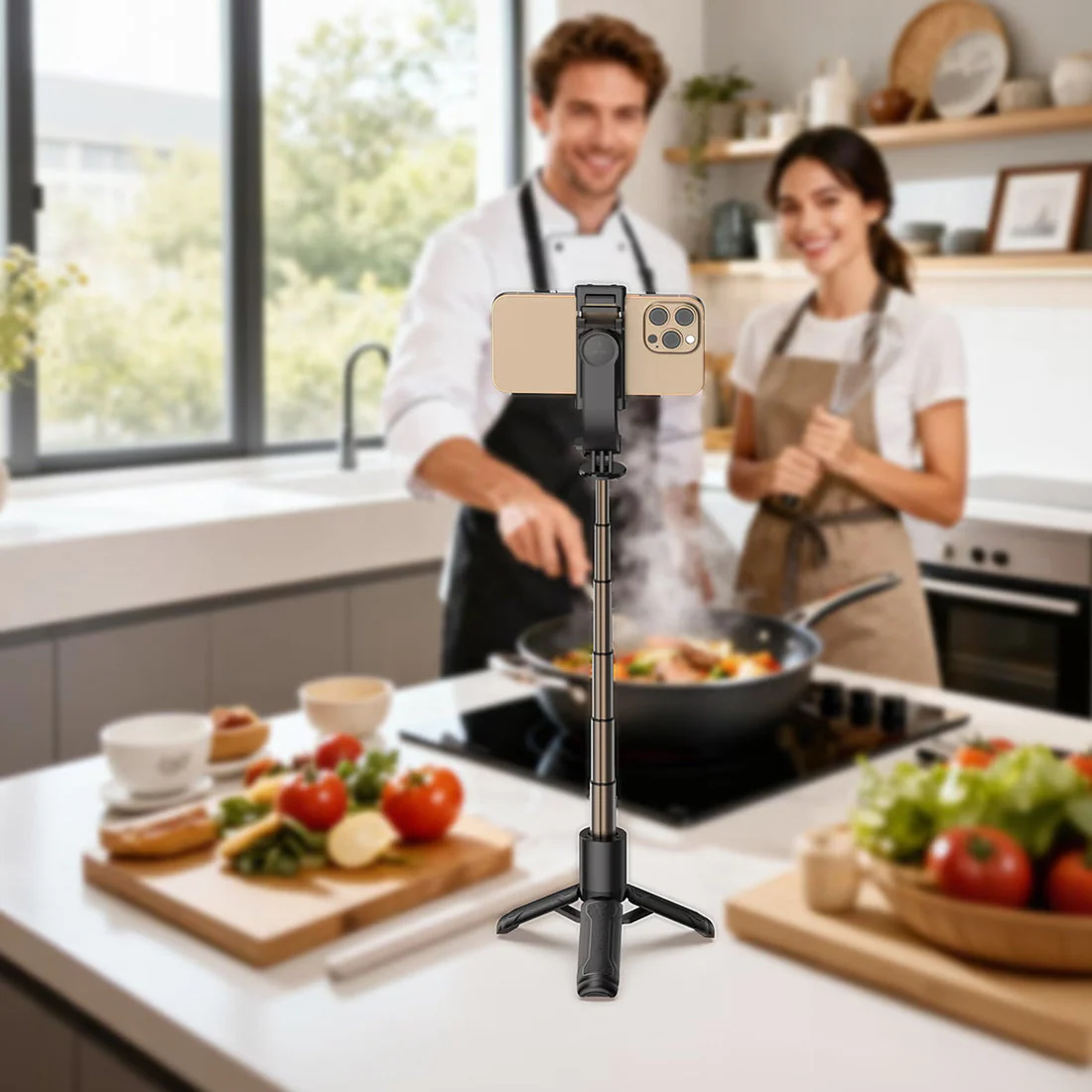ACEFAST WIRELESS SELFIE STICK WITH AUTOMATIC TRIPOD E43 - Image 11