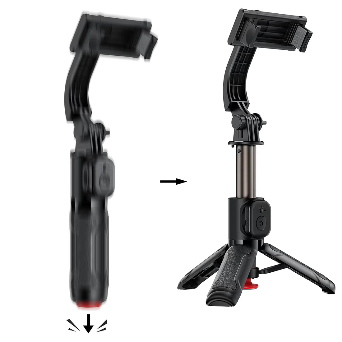 ACEFAST WIRELESS SELFIE STICK WITH AUTOMATIC TRIPOD E43 - Image 2