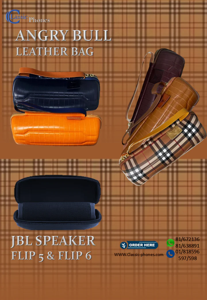 ANGRY BULL LEATHER BAG JBL FLIP SPEAKER - Image 7