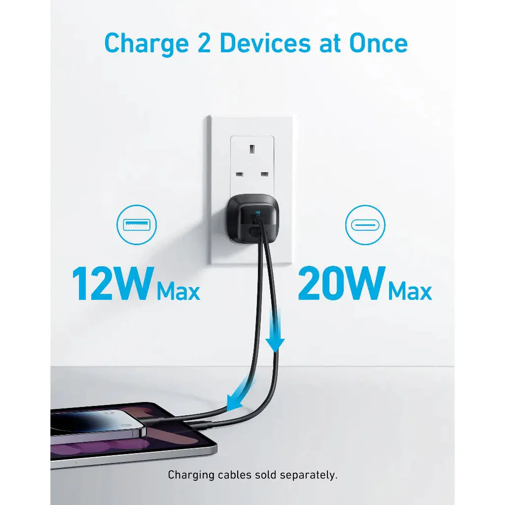 Anker 323 dual charger (33w, 2 ports) - Image 3