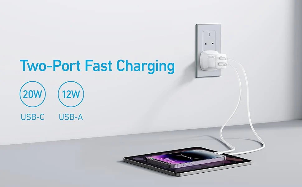 Anker 323 dual charger (33w, 2 ports) - Image 6