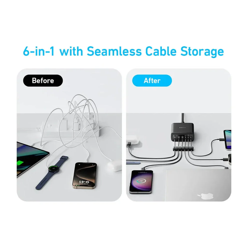 Anker (6 ports, 112w) Multi Device Fast charging A2154K11 - Image 5
