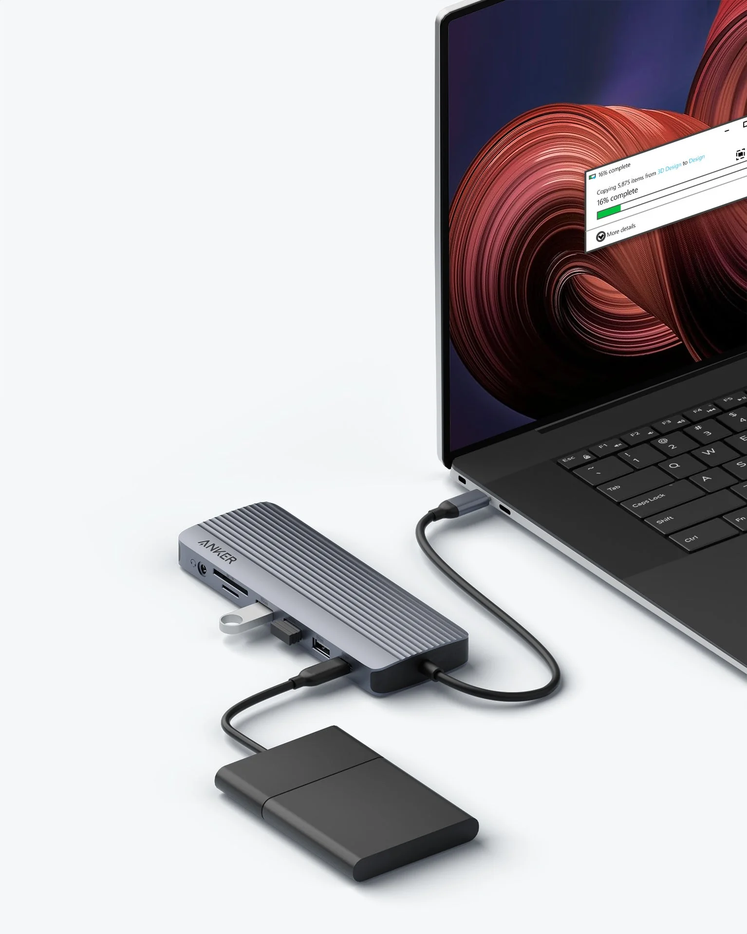 Anker Usb-c (Hub 14 in 1) triple display A8389HA1 - Image 5