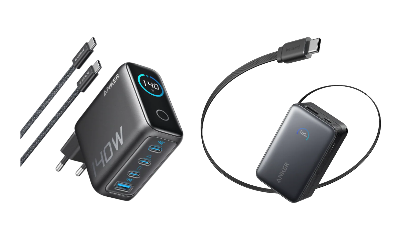 Anker zolo usb-c charger with usb-c cable and smart display - Image 12
