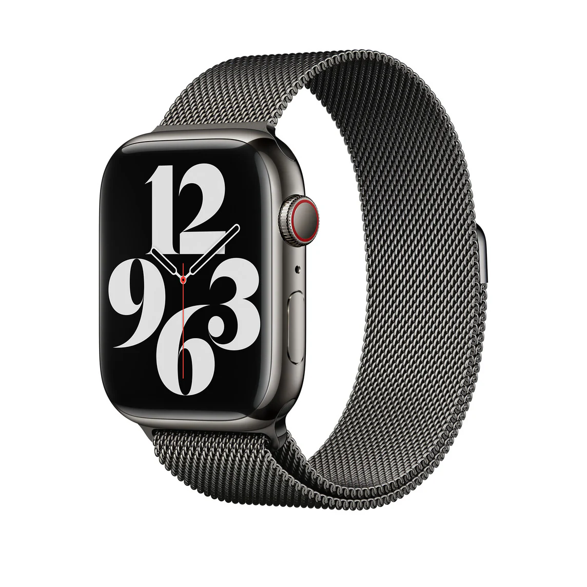APPLE WATCH GRAPHITE MILANESE LOOP BAND 45MM - Image 2