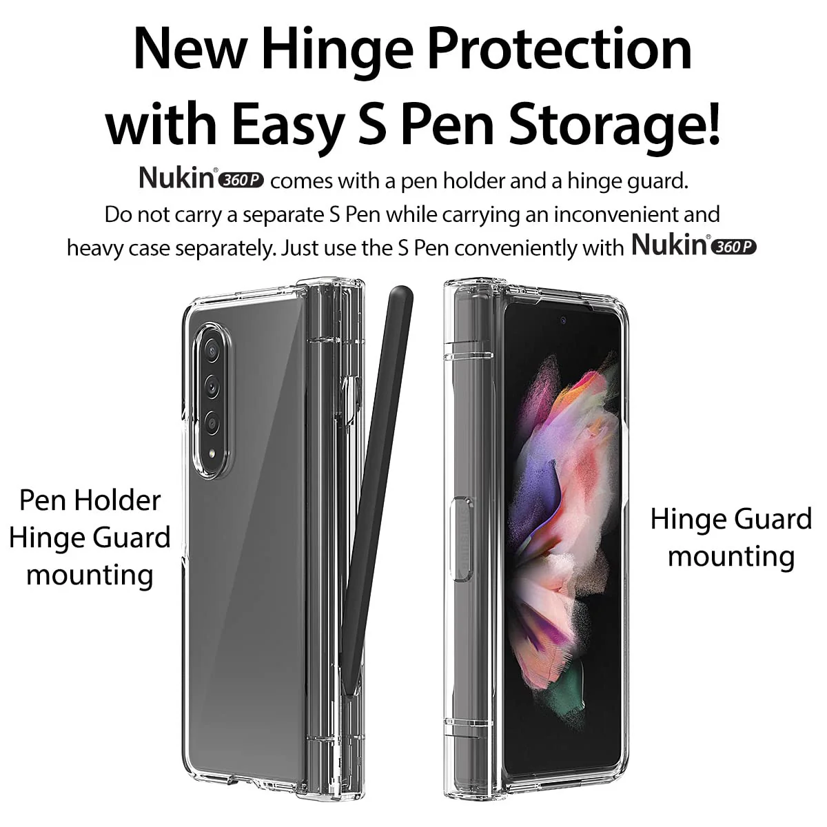 ARAREE NUKIN 360 CLEAR GALAXY Z FOLD 3 5G - Image 2
