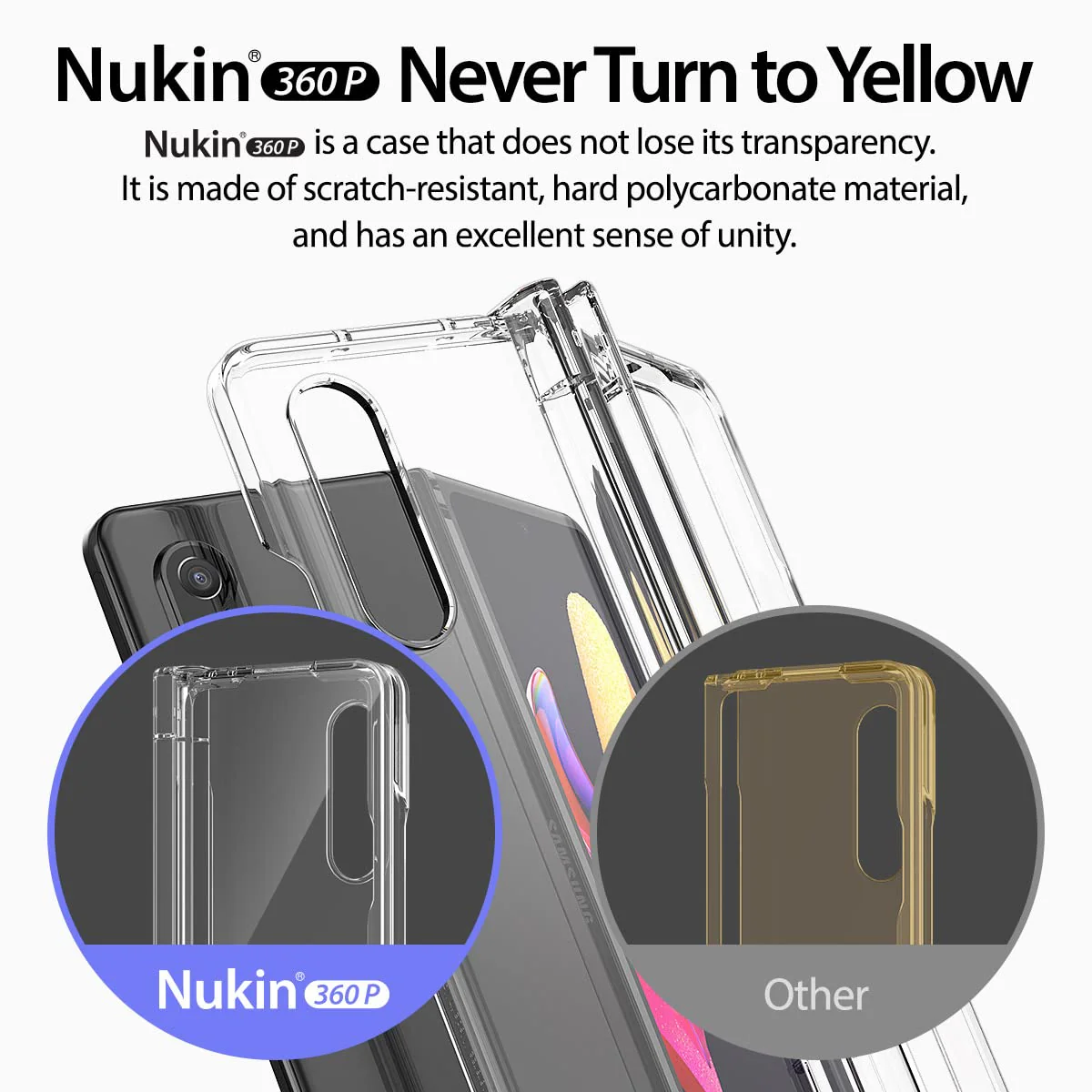 ARAREE NUKIN 360 CLEAR GALAXY Z FOLD 3 5G - Image 3