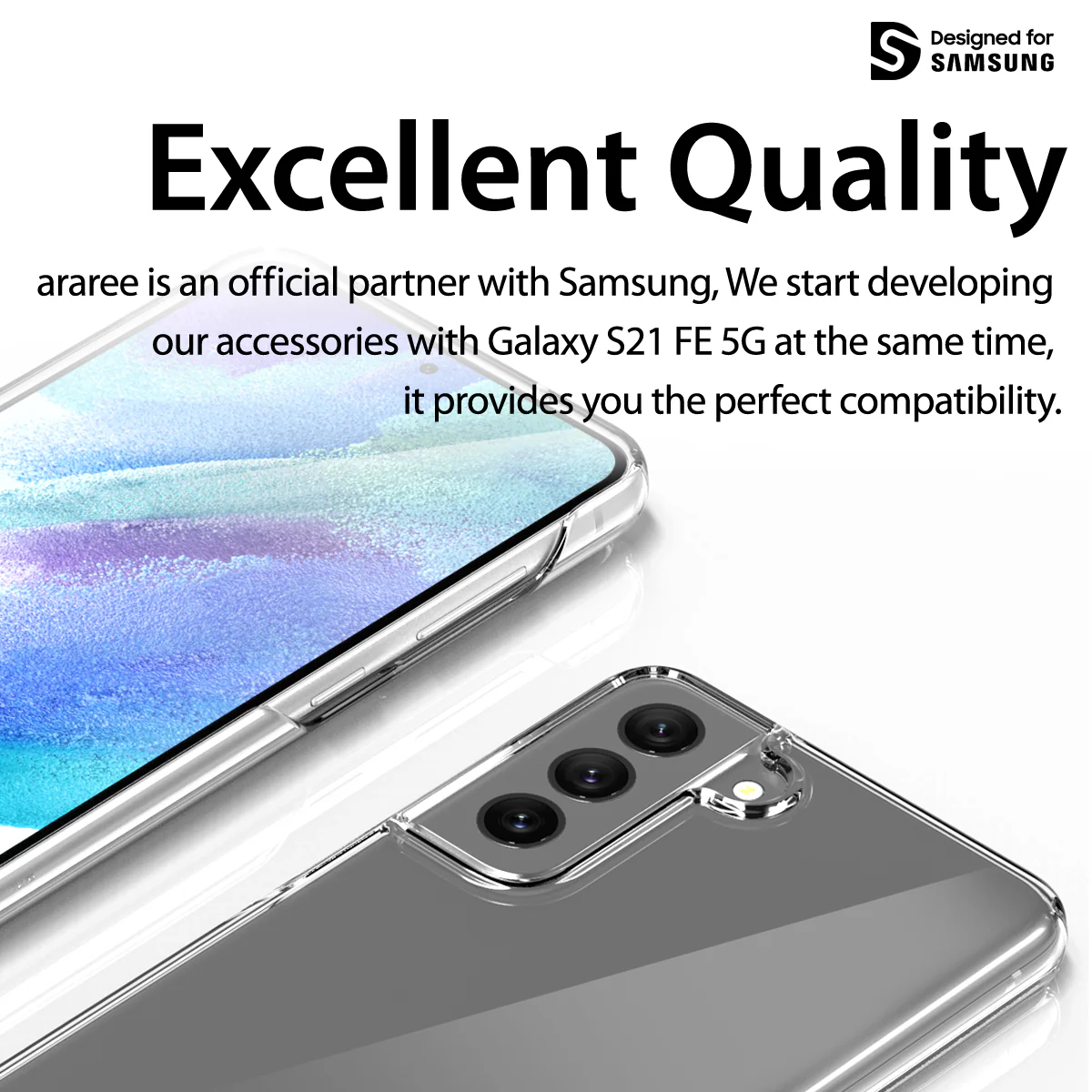 ARAREE NUKIN CLEAR GALAXY S21 FE 5G - Image 3