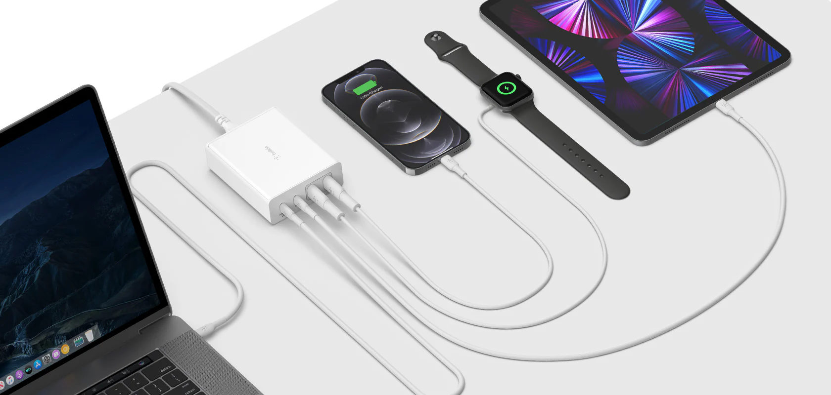 Belkin Boostcharge Pro 4-port Gan charger 108w - Image 8