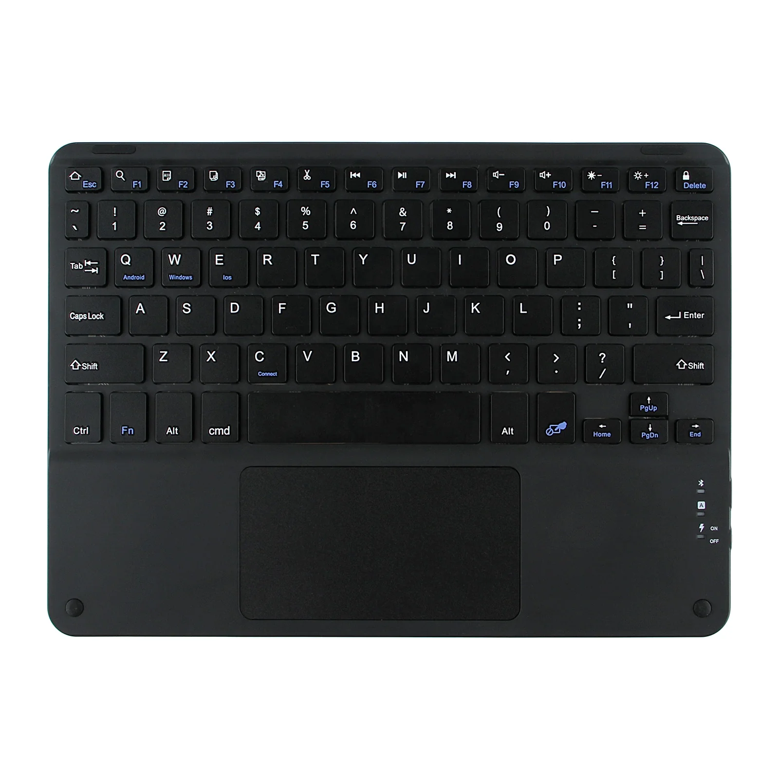 BLUETOOTH KEYBOARD TYPE ON ANYTHING/ RECHARGEABLE/TOUCHPAD