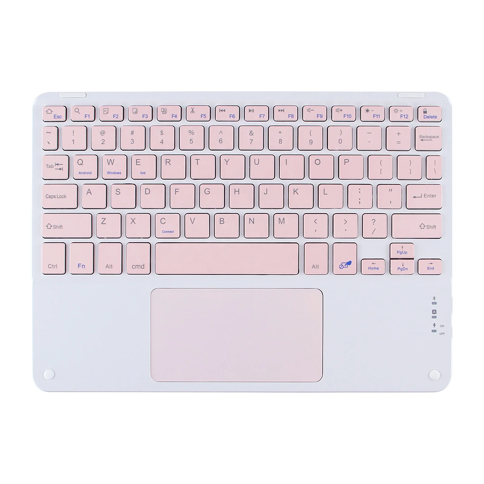 BLUETOOTH KEYBOARD TYPE ON ANYTHING/ RECHARGEABLE/TOUCHPAD - Image 3