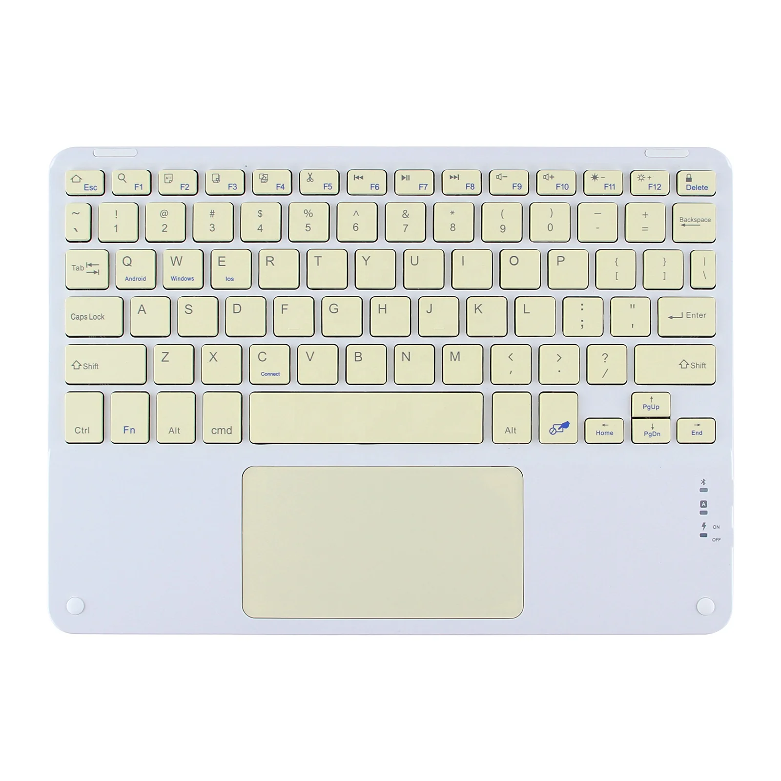 BLUETOOTH KEYBOARD TYPE ON ANYTHING/ RECHARGEABLE/TOUCHPAD - Image 4