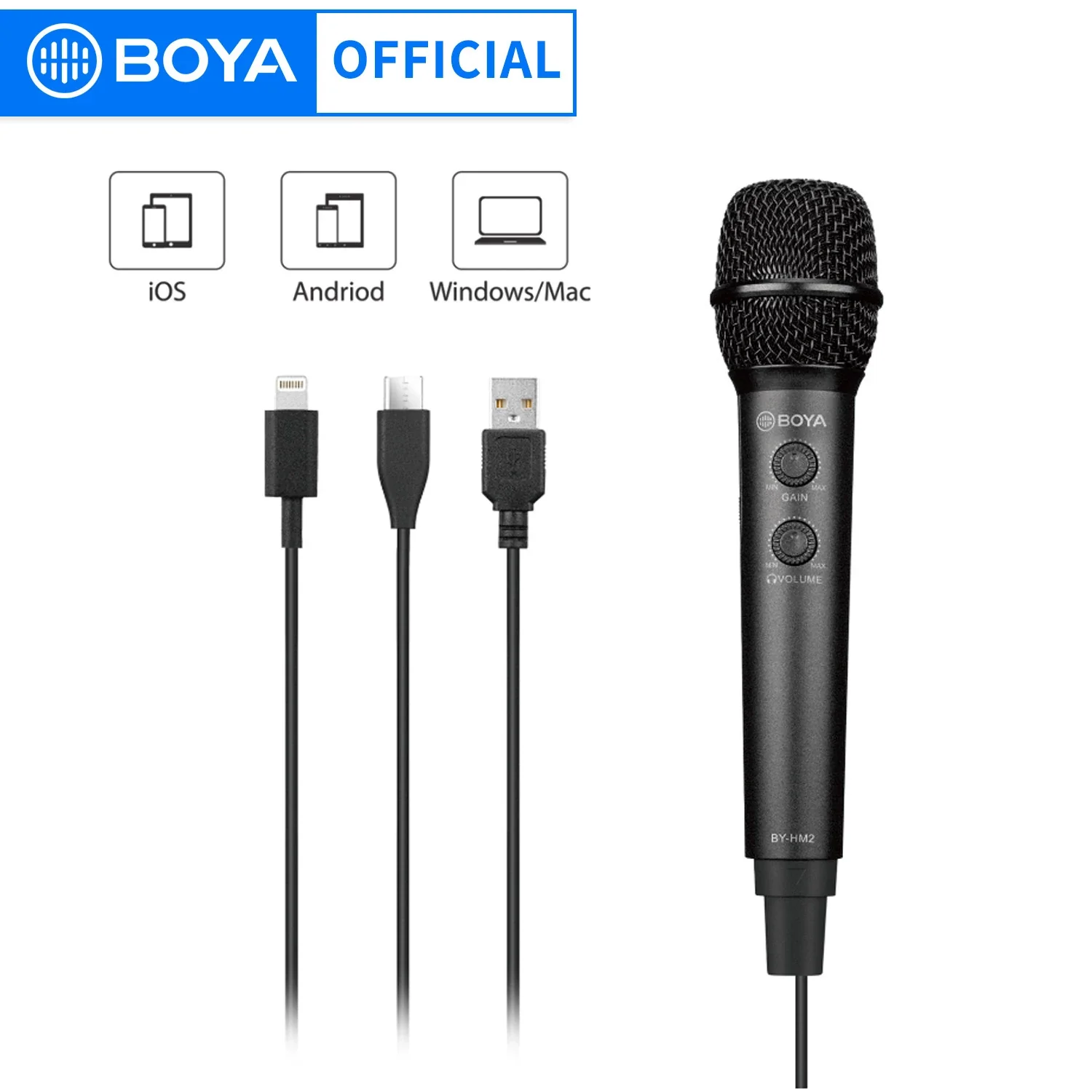 BOYA DIGITAL HANDHELD MICROPHONE  BY-HM2 - Image 2