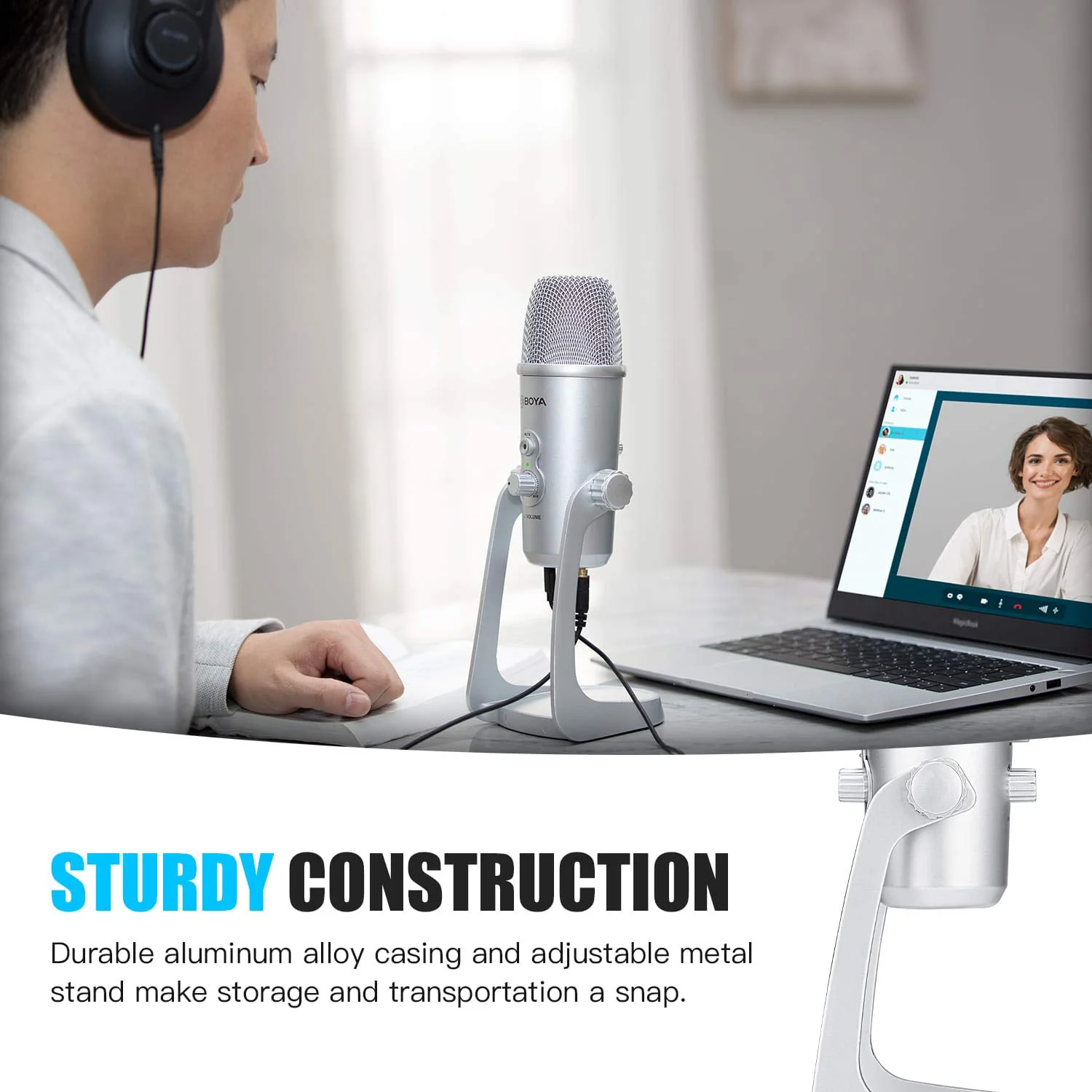 BOYA USB MICROPHONE USB BY-PM700SP - Image 3