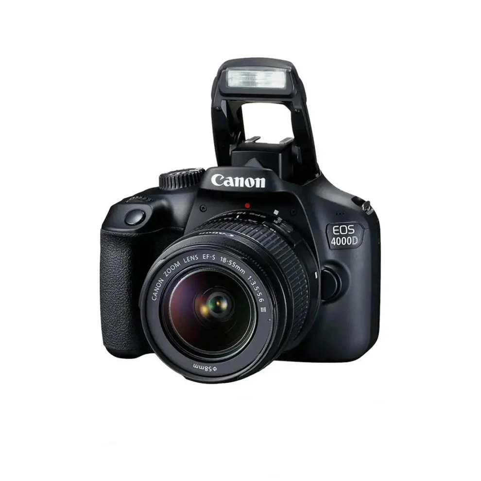 Canon Camera EOS 4000D EF-S 18-55 III Kit + bag & 32 gb ultra sd card
