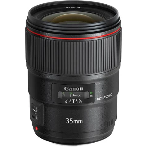 Canon Lens EF 35mm F/1.4L II USM with Lens Case and Lens Hood - Image 4