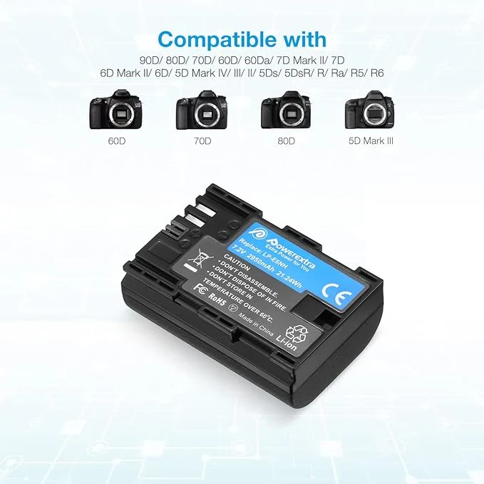Canon Lp-E6NH battery pack - Image 3