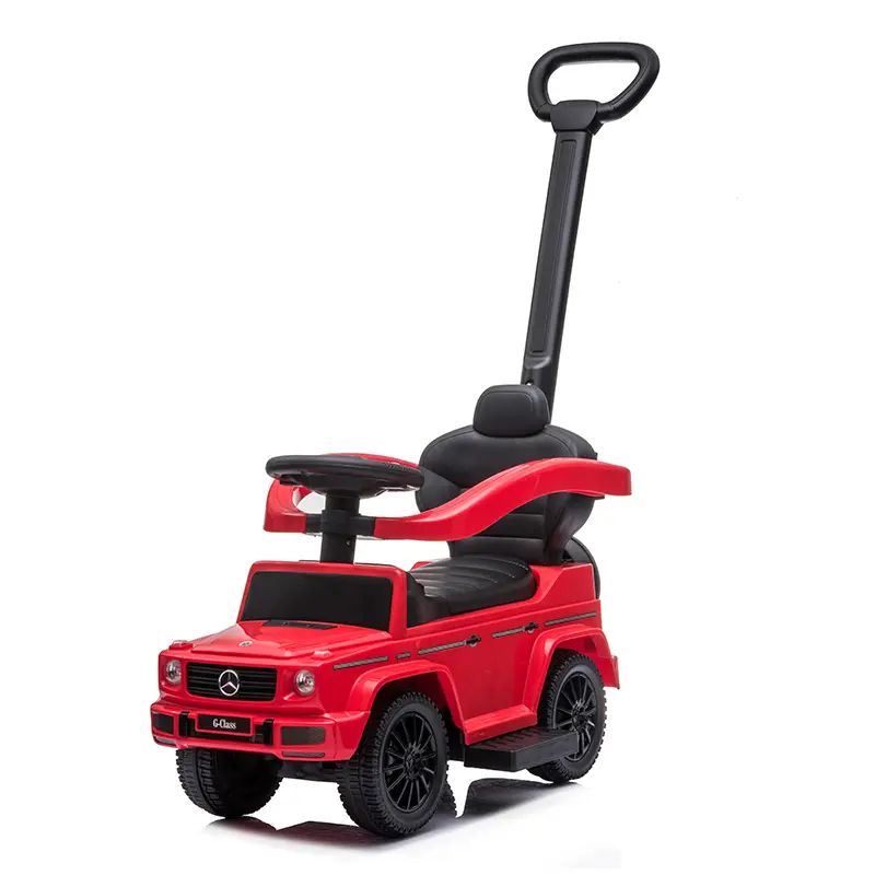 Car Kids Mercedes G-class Foot To Floor Ride-On with music and handle 653 - Image 4