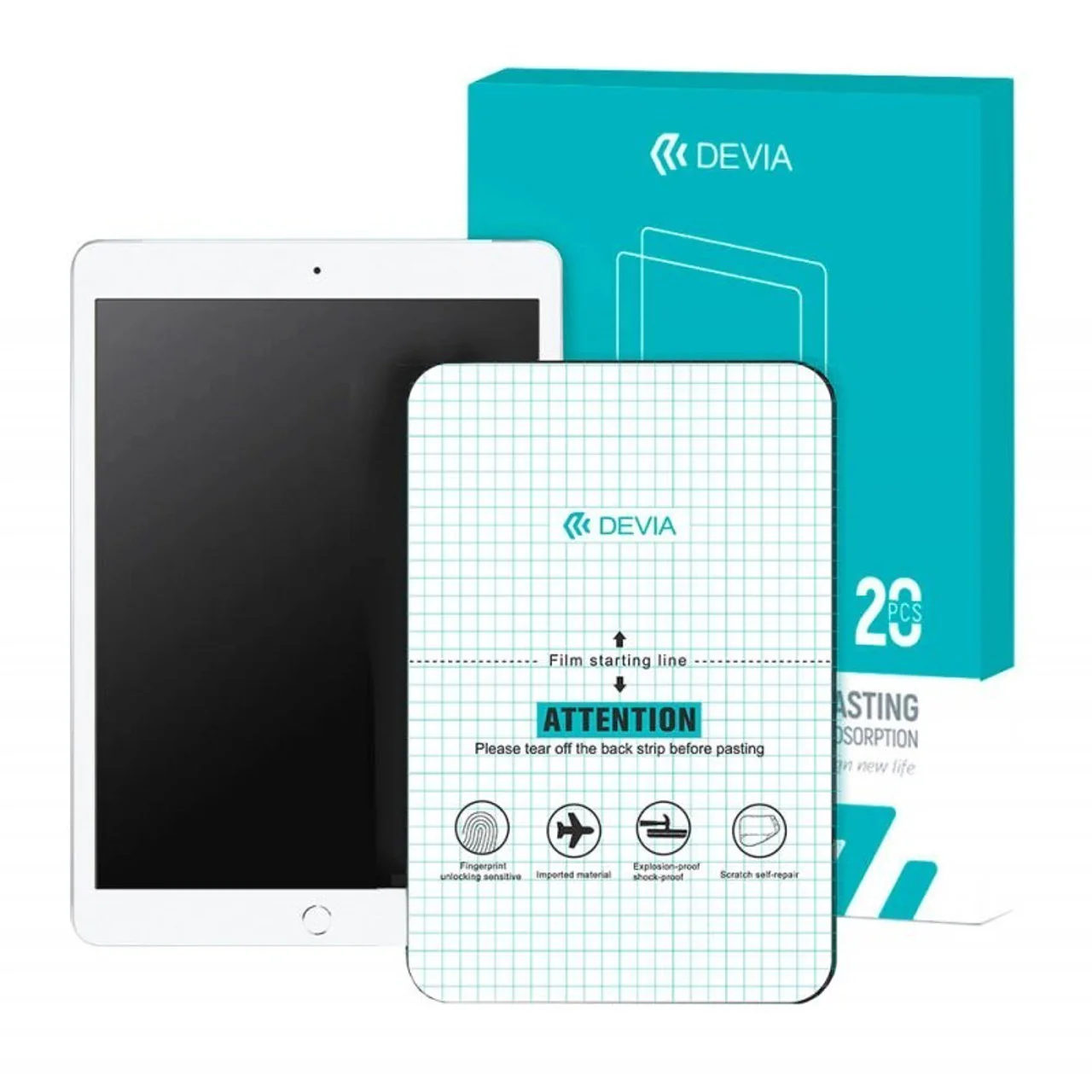 Devia protector machine tablet clear box 20pc - Image 3