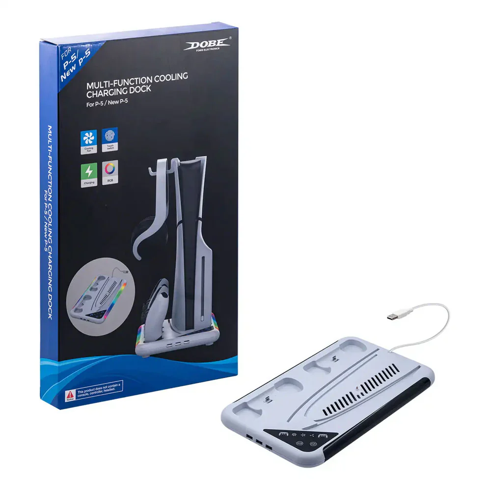 Dobe multi-function cooling charging dock for ps5 - Image 4