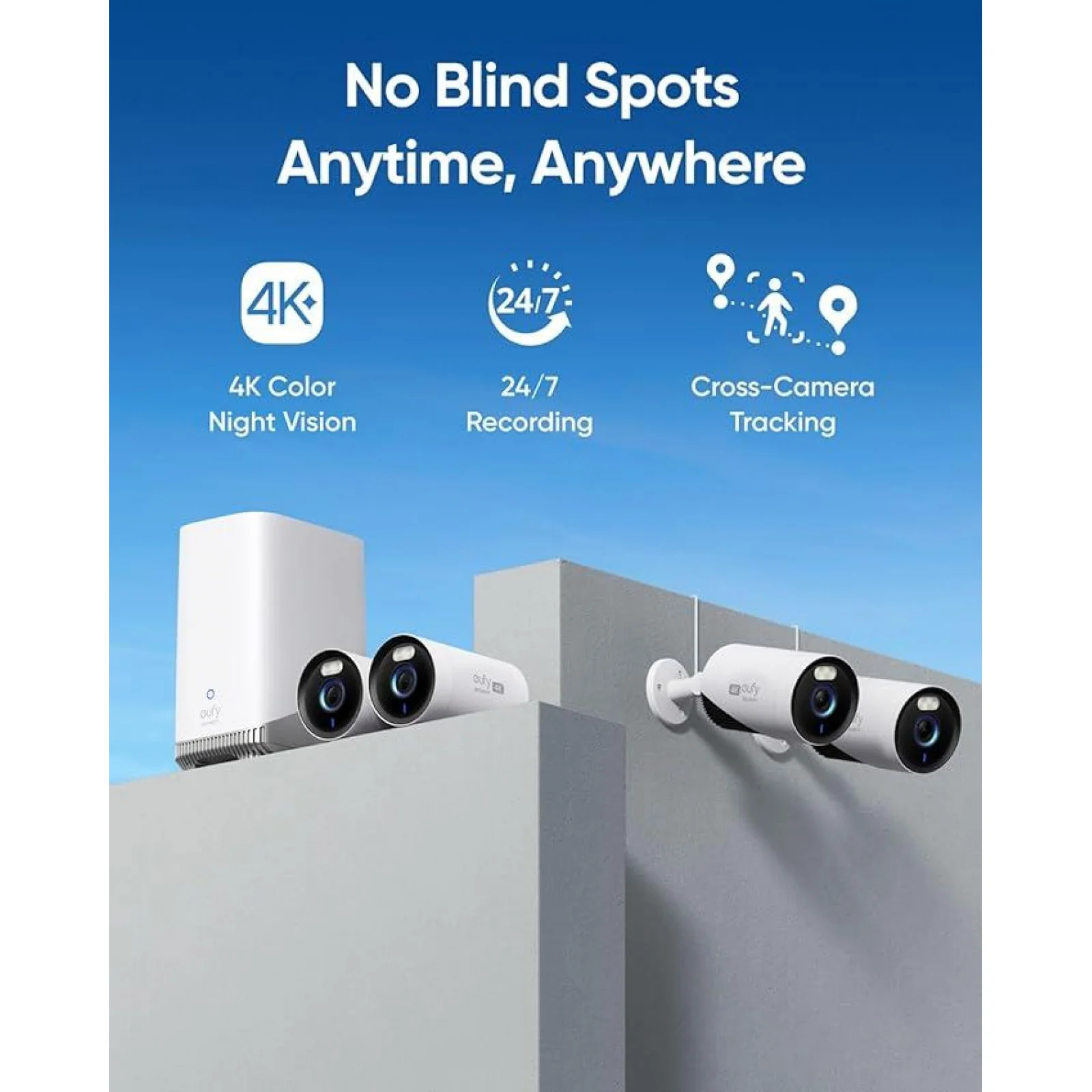 Eufy security s330 (eufy cam 3) 2-cam kit - Image 2