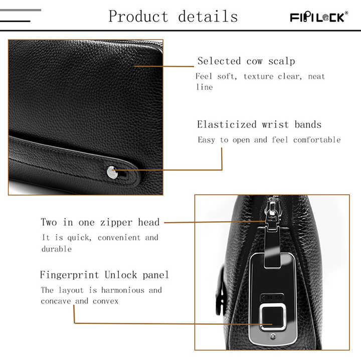 FINGERPRINT MEN HANDBAG - Image 5