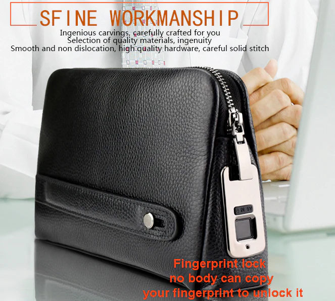 FINGERPRINT MEN HANDBAG - Image 6