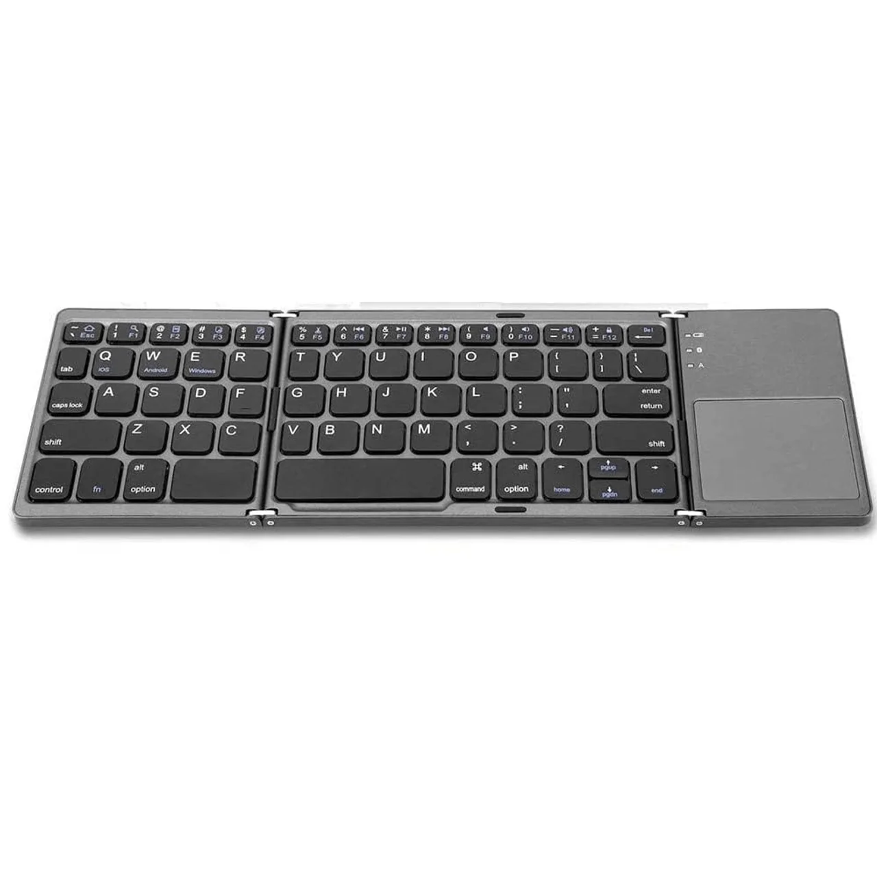 FOLDABLE BLUETOOTH KEYBOARD WITH TOUCHPAD B033 - Image 2