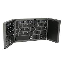 FOLDABLE BLUETOOTH KEYBOARD WITH TOUCHPAD B033 - Image 4