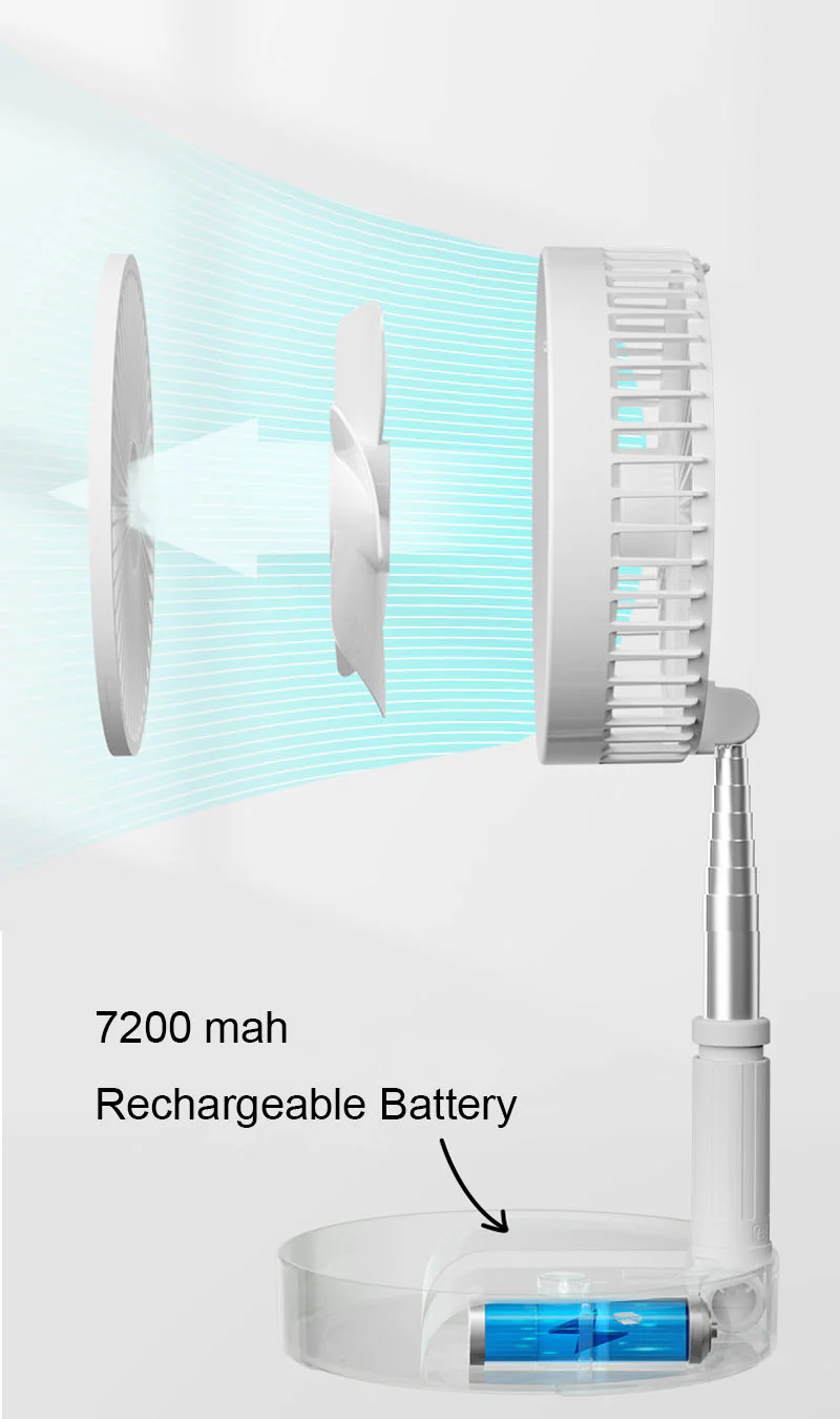 FOLDABLE FAN 180° - Image 5