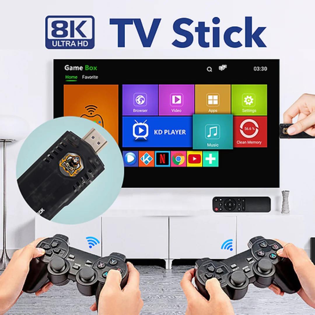 Game box 8k ultra hd Tv & game stick - Image 4