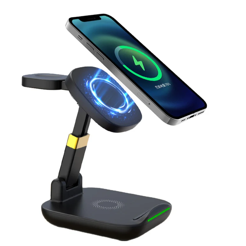 GREEN LION 3 IN 1 FOLDABLE WIRELESS CHARGER - Image 2