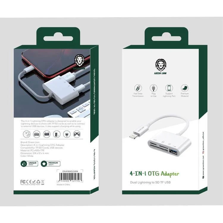GREEN LION 4 IN 1 OTG ADAPTER - Image 2