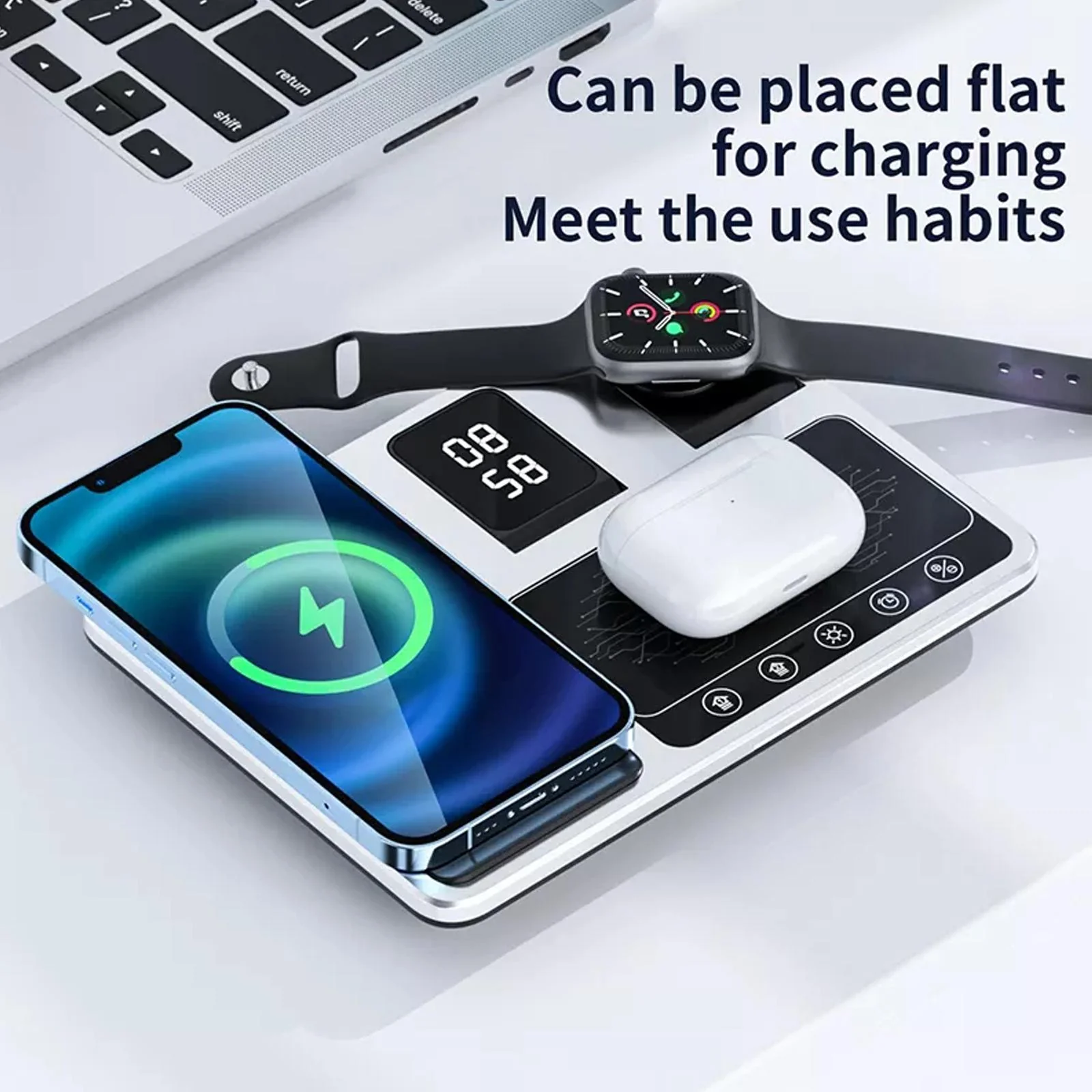 GREEN LION 4 IN 1 WIRELESS CHARGING STATION - Image 3