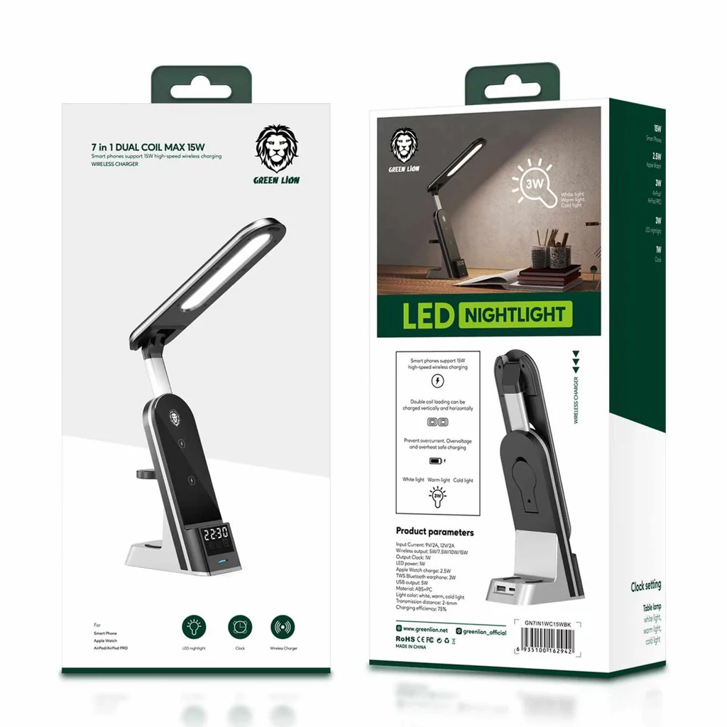 Green lion 7 in 1 dual coul max 15w - Image 6