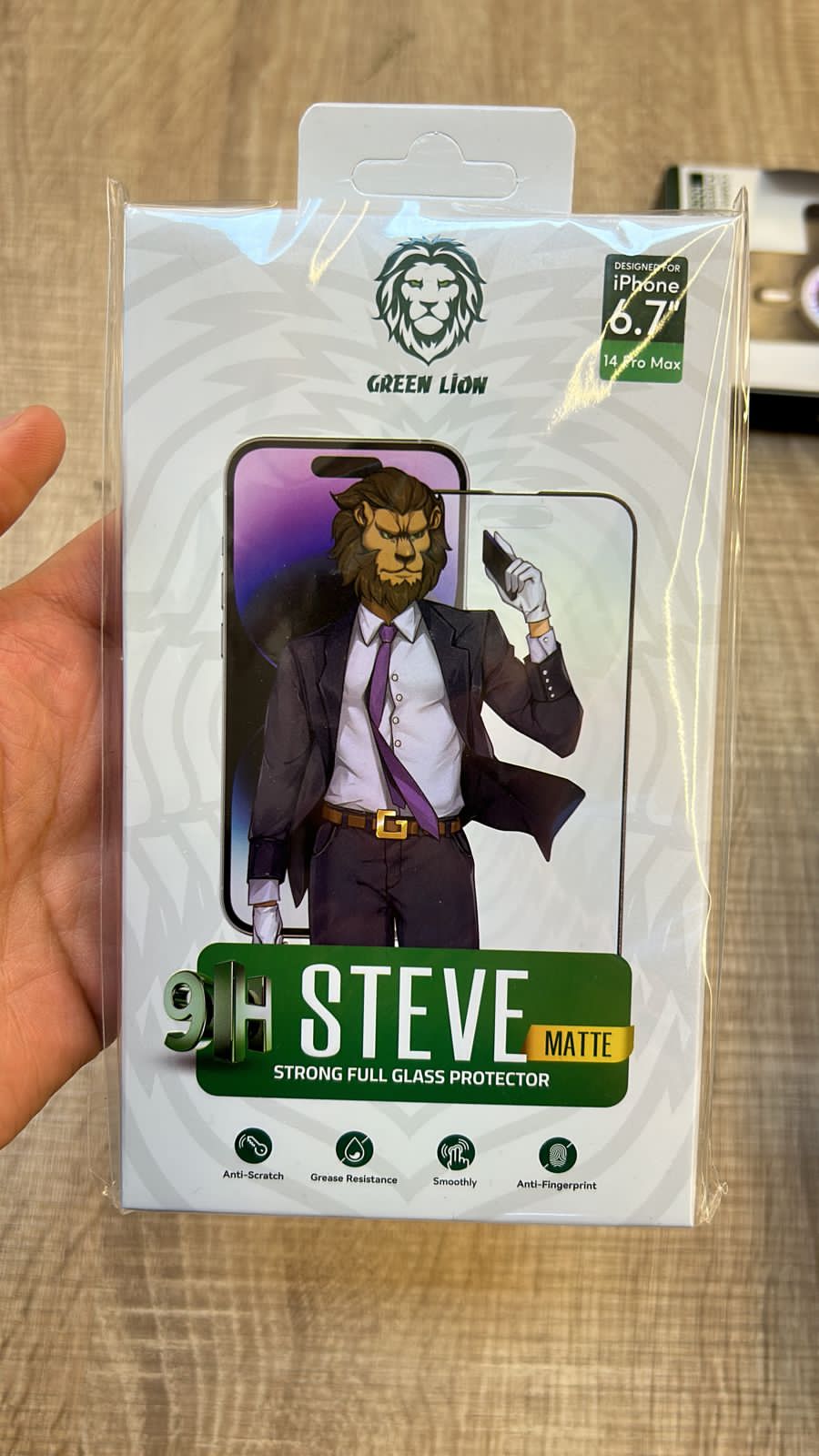 GREEN LION 9H STEVE MATTE IPHONE 14 - Image 7
