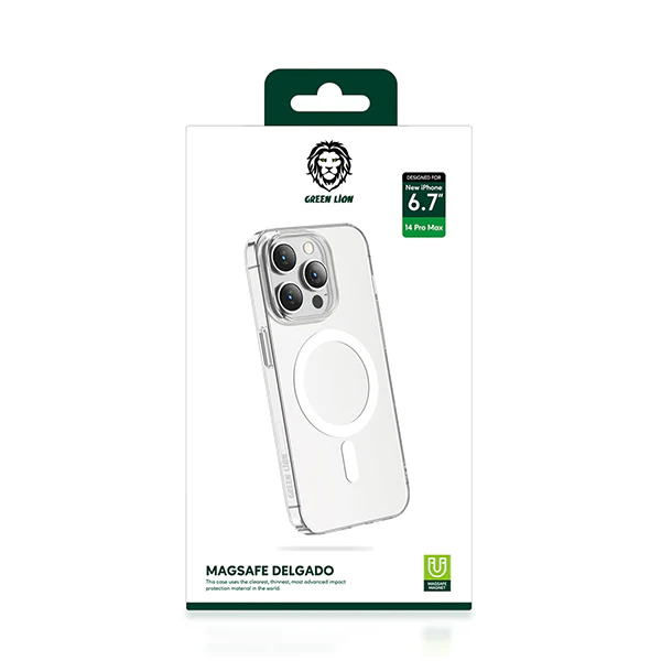 GREEN LION ANTI-SHOCK IMD CLEAR MAGSAFE COVER IPHONE - Image 5