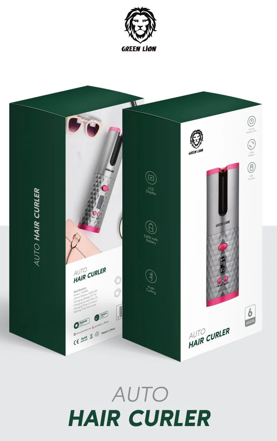 GREEN LION AUTO HAIR CURLER - Image 2