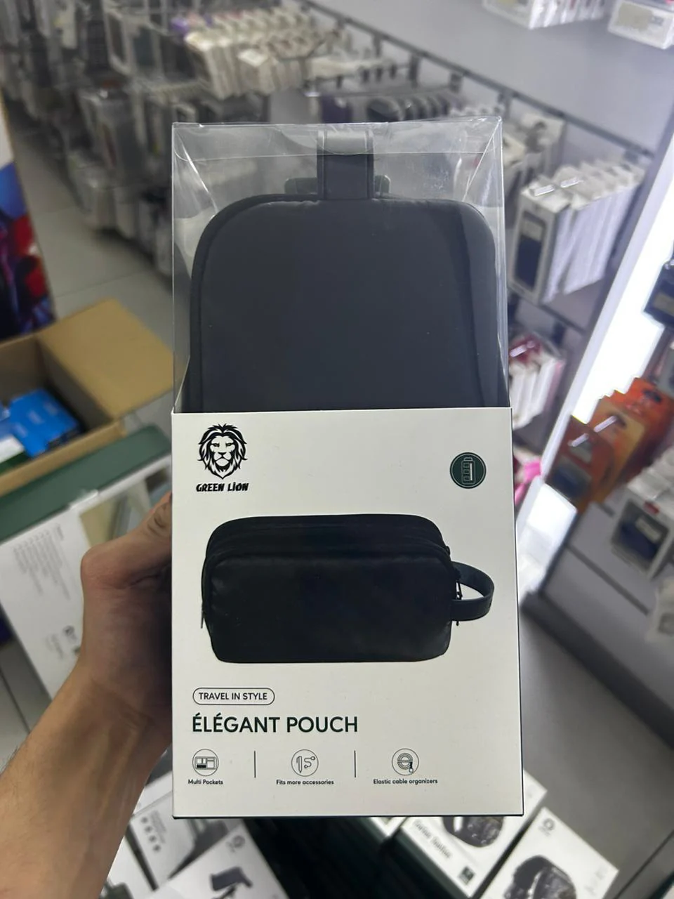 GREEN LION ELEGANT POUCH - Image 6