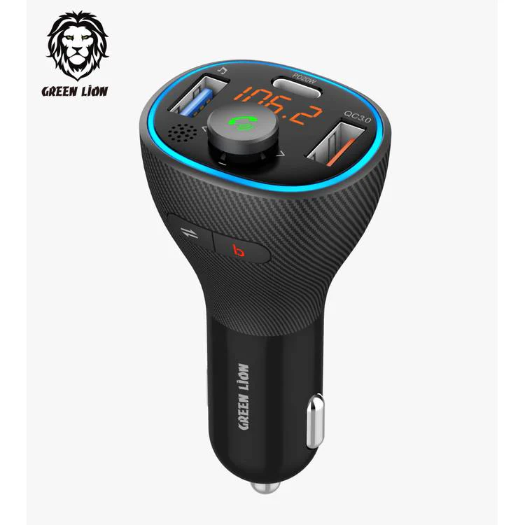 GREEN LION HANDS FREE CAR KIT FM TRANSMITTER - Image 2