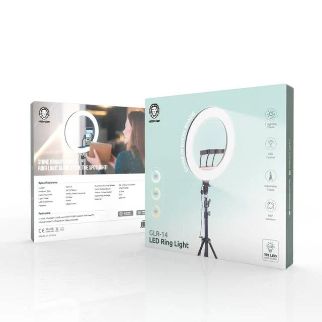Green Lion Led Ring light with tripod - Image 2