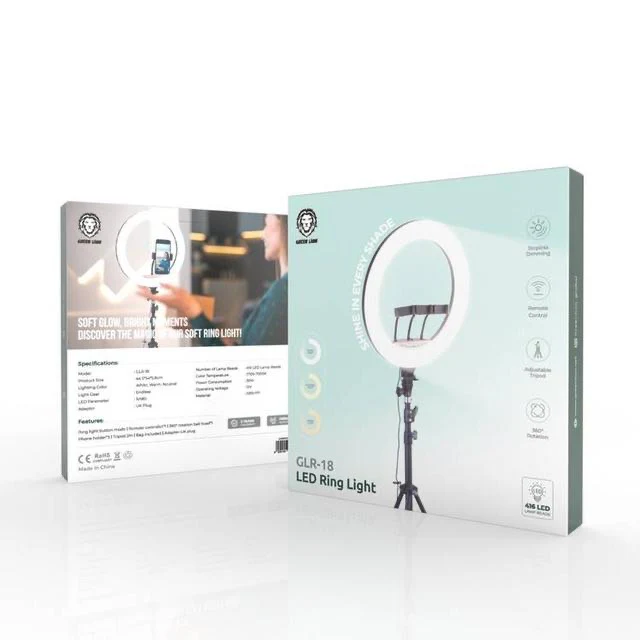 Green Lion Led Ring light with tripod - Image 3