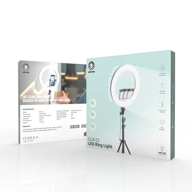 Green Lion Led Ring light with tripod - Image 4