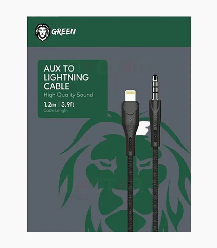 GREEN LION LIGHTNING TO 3.5MM AUDIO CABLE - Image 3