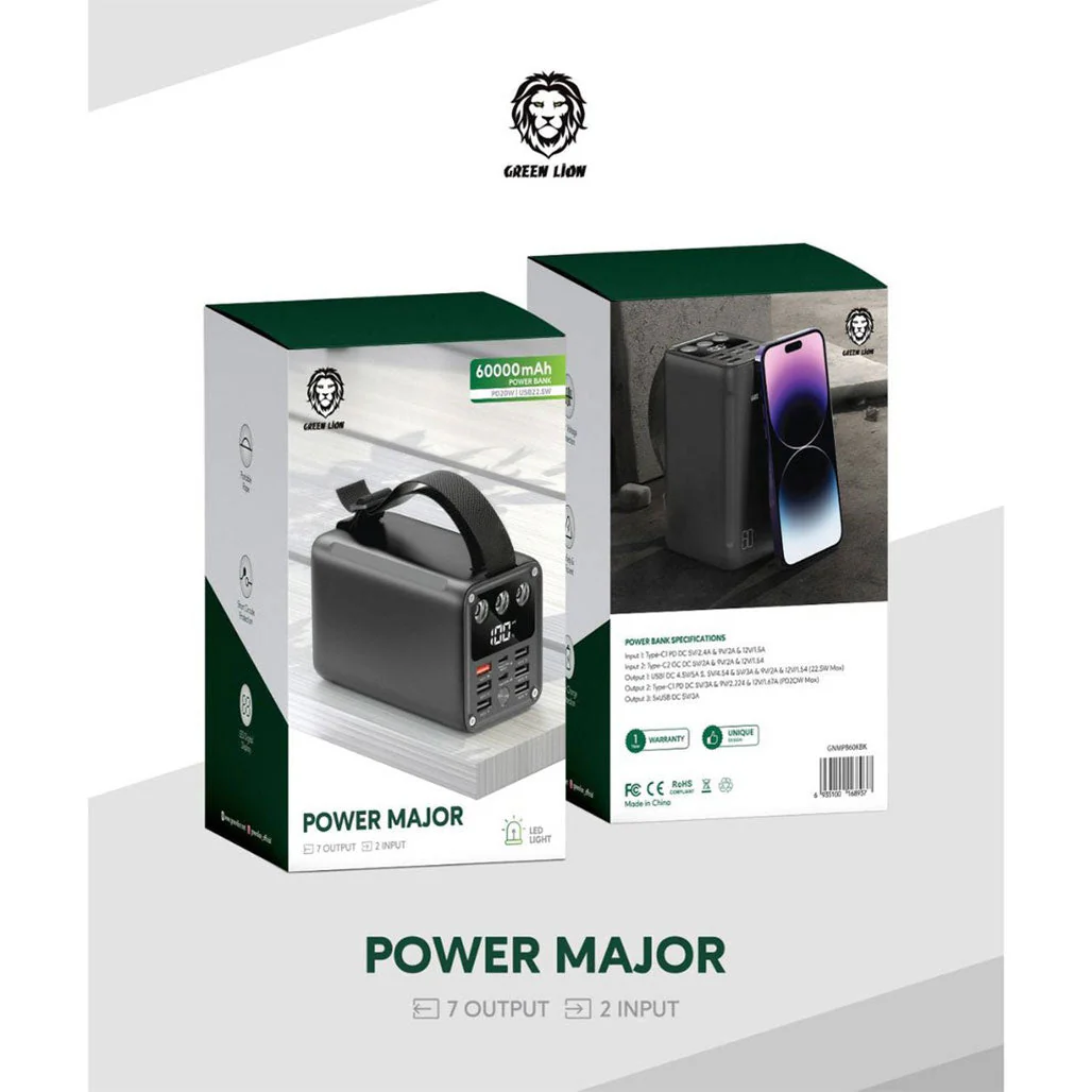 GREEN LION POWER MAJOR POWER BANK PD - Image 2