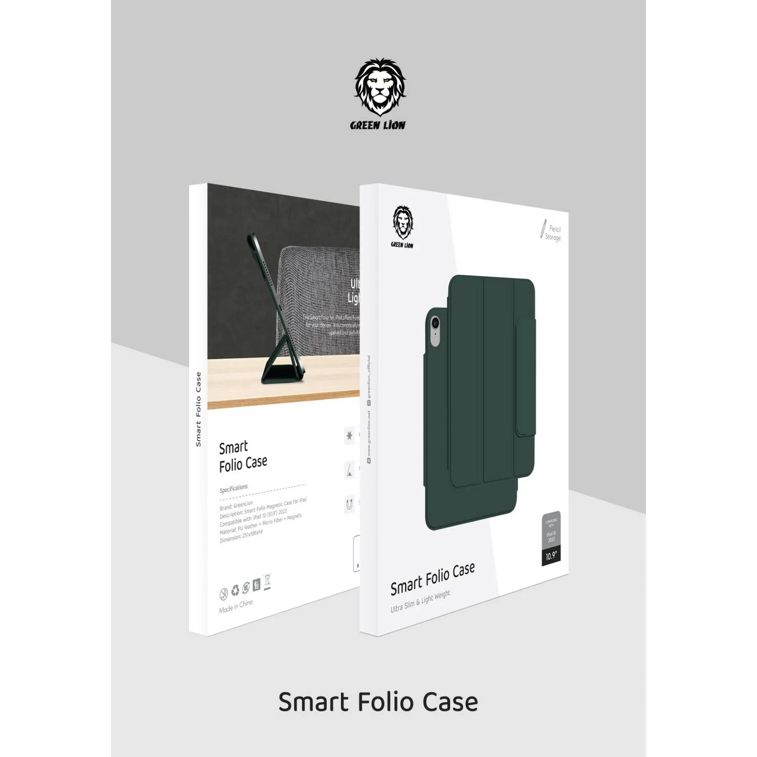 GREEN LION SMART FOLIO CASE IPAD 10 10.9 INCH - Image 2