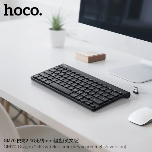 HOCO 2.4G WIRELESS MINI KEYBOARD GM70 - Image 6