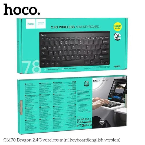 HOCO 2.4G WIRELESS MINI KEYBOARD GM70 - Image 7